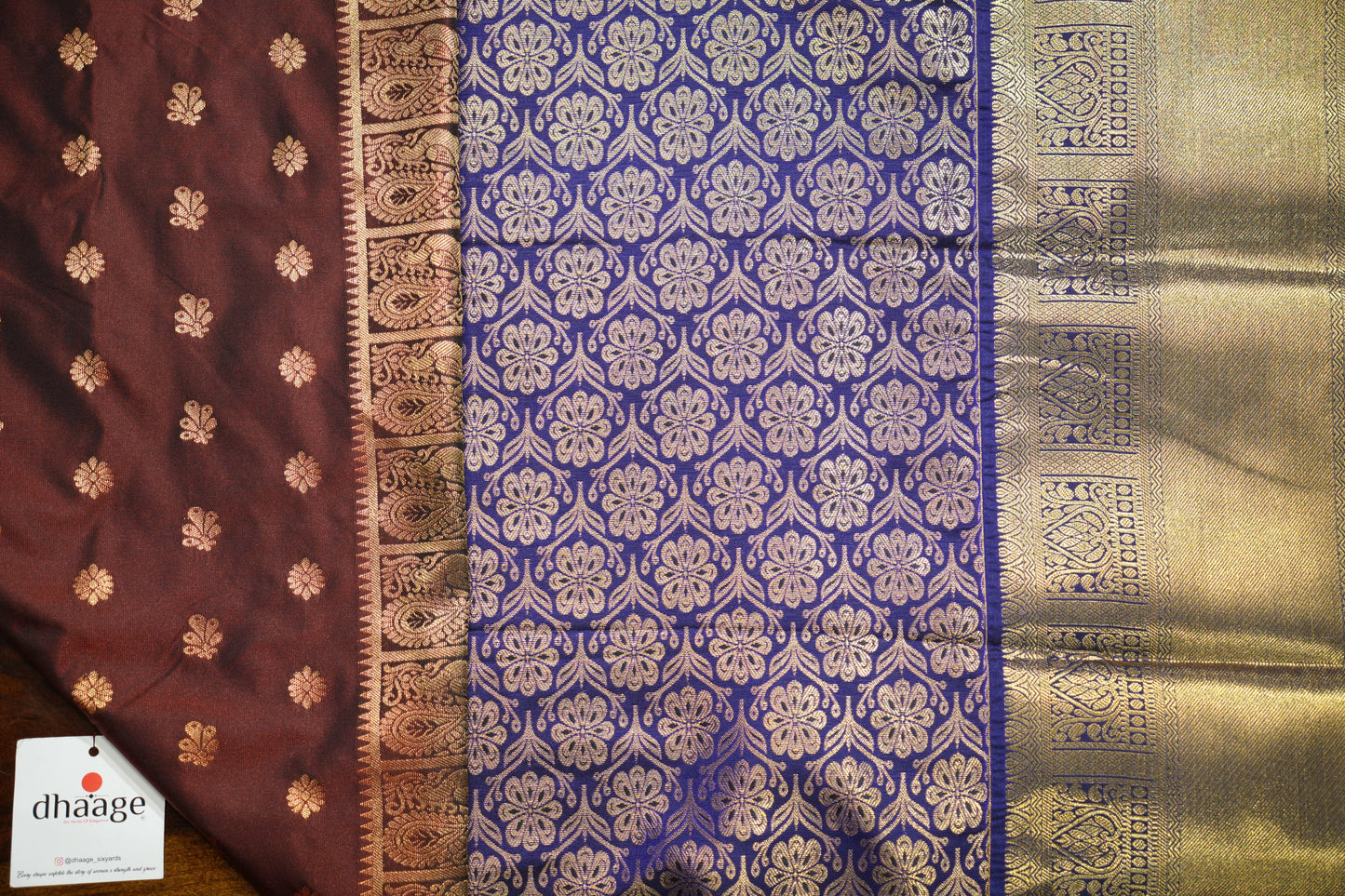 Kanchipuram Semi Silk Saree with Premium Zari