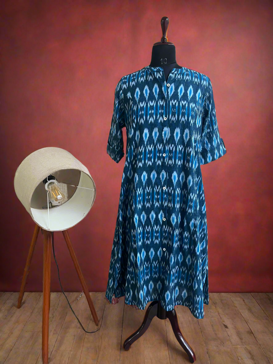 Ikkat Cotton Top