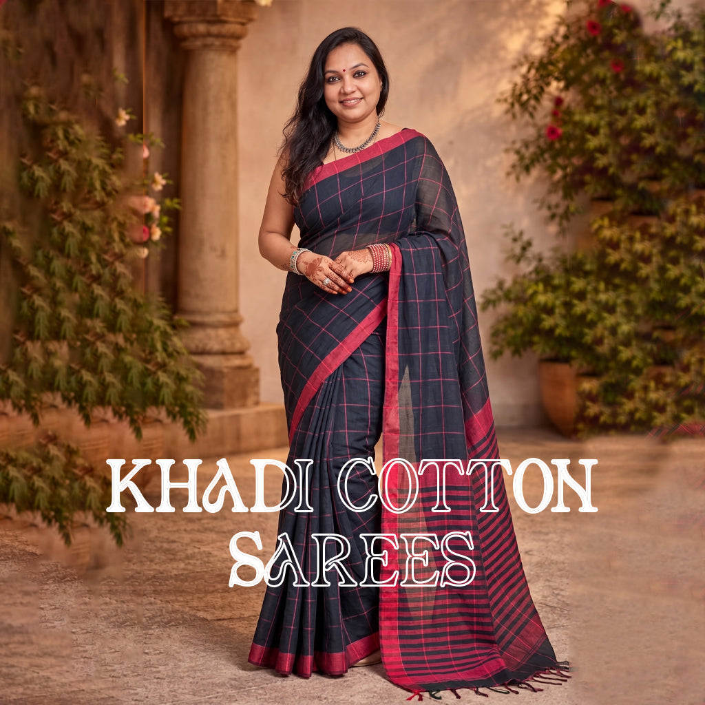 Khadi Cotton Sarees