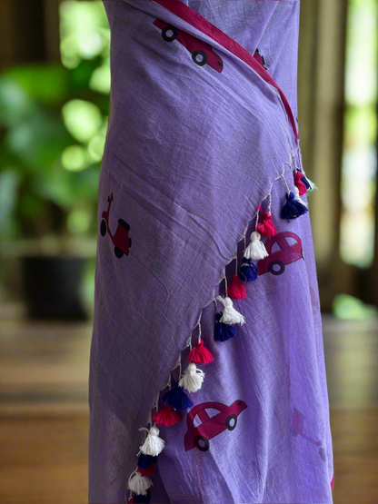 Printed Mul Cotton Saree