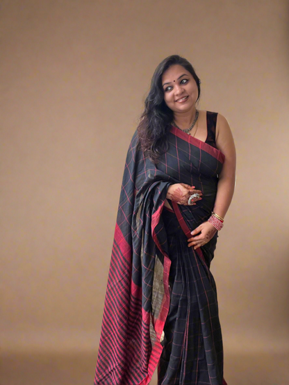 Pure Khadi Cotton Saree