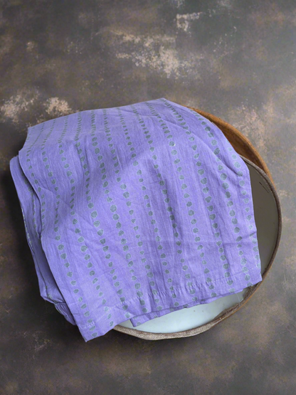 Mul cotton mirror work kurti set