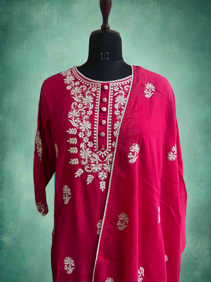 Chikankari Party wear Kurti set