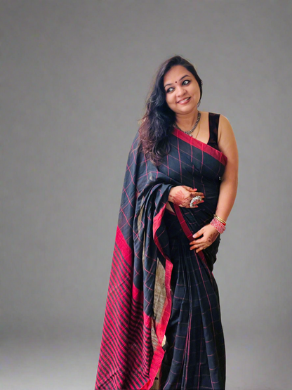 Pure Khadi Cotton Saree