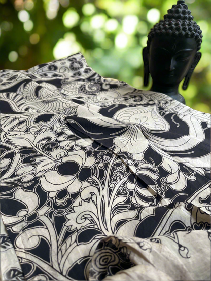 Kalamkari Nellori Silk Saree