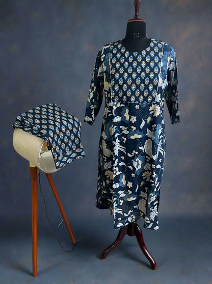 Pure Cotton 2Pc Kurti Set