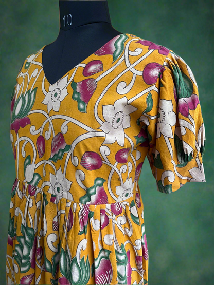 Kalamkari Pure Cotton Dress