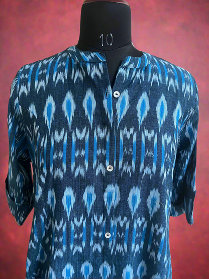 Ikkat Cotton Top