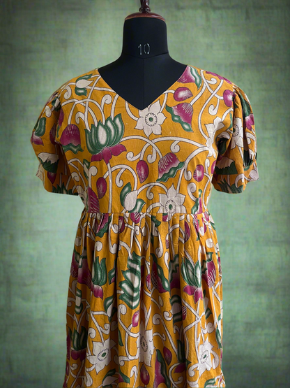Kalamkari Pure Cotton Dress