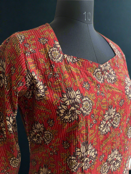 Kantha work 2Pc kurti Set