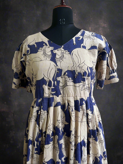 Kalamkari Pure Cotton Dress