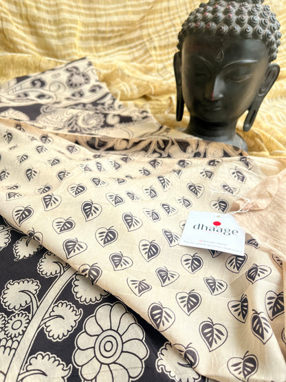 Kalamkari Nellori Silk Saree