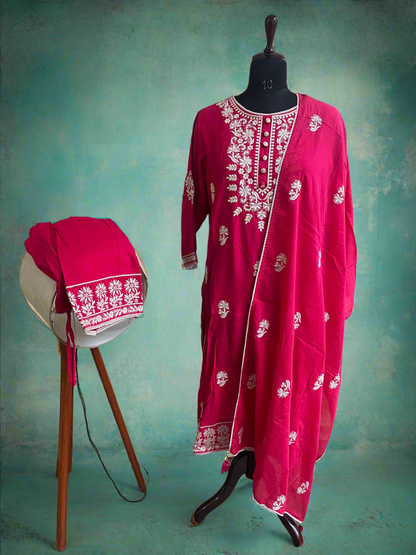 Chikankari Party wear Kurti set