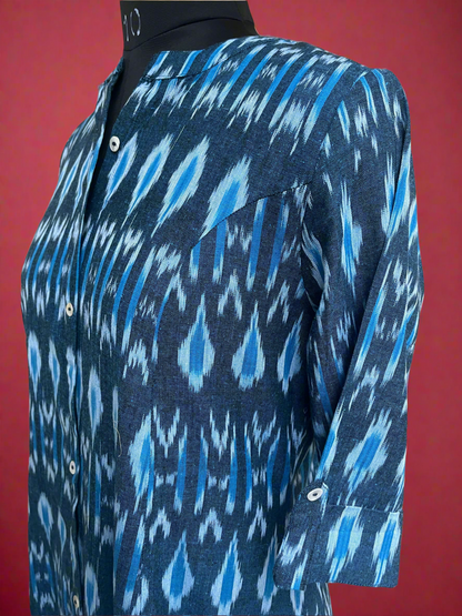 Ikkat Cotton Top
