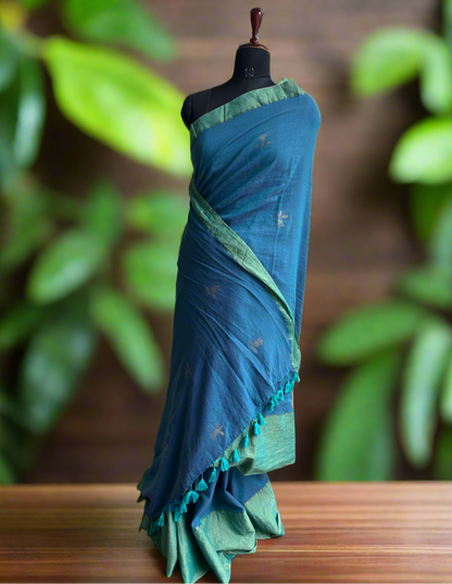Viscose Mul Handloom Saree