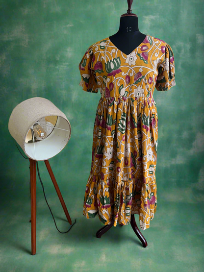 Kalamkari Pure Cotton Dress