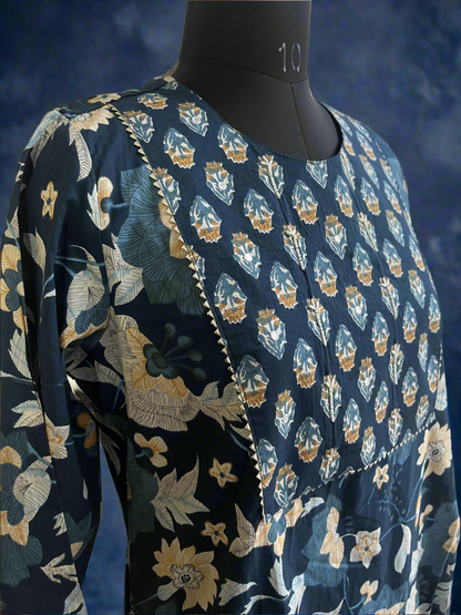 Pure Cotton 2Pc Kurti Set