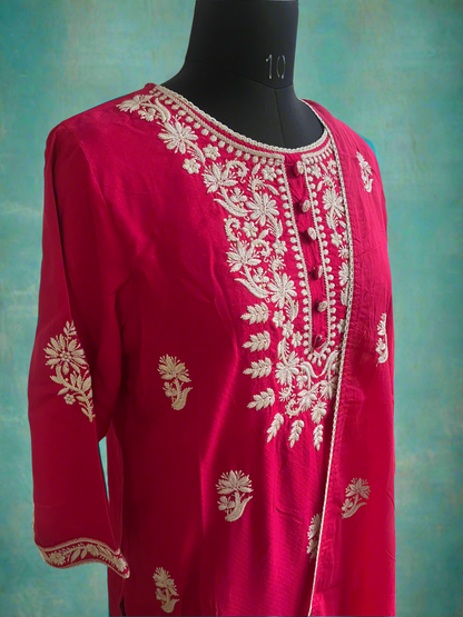 Chikankari Party wear Kurti set