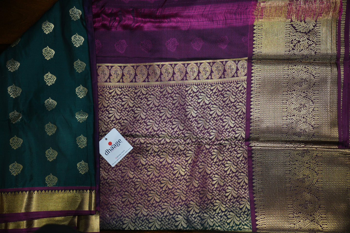 Kanchipuram Semi Silk Saree with Premium Zari