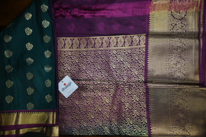 Kanchipuram Semi Silk Saree with Premium Zari