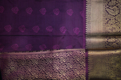 Kanchipuram Semi Silk Saree with Premium Zari