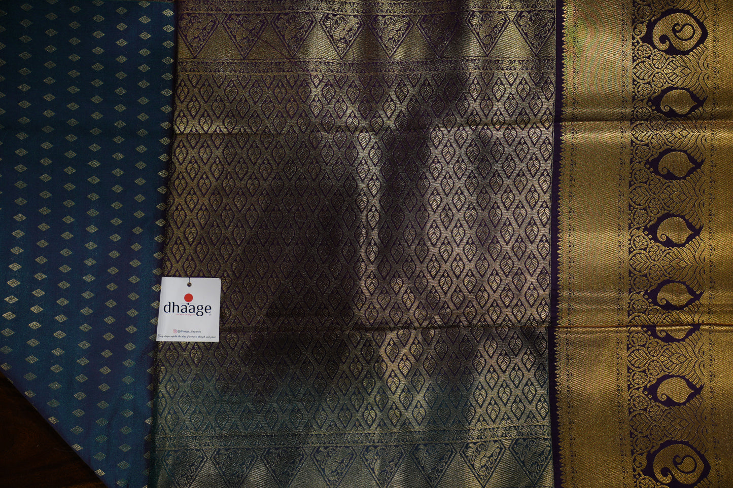 Kanchipuram Semi Silk Saree with Premium Zari