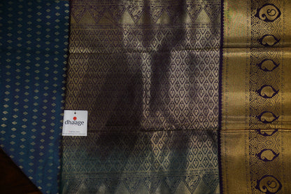 Kanchipuram Semi Silk Saree with Premium Zari
