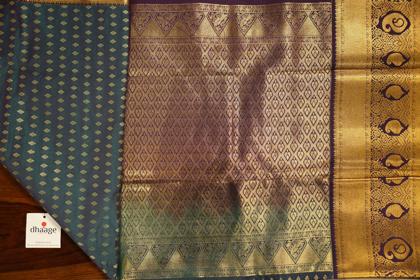 Kanchipuram Semi Silk Saree with Premium Zari