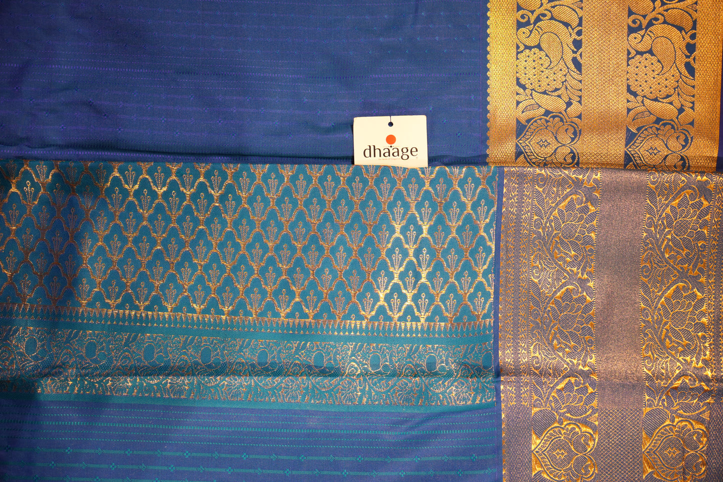 Kanchipuram Semi Silk Saree with Premium Zari