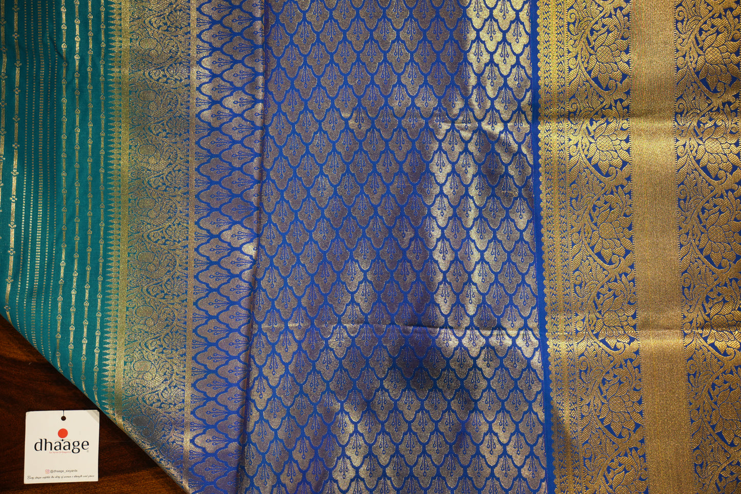Kanchipuram Semi Silk Saree with Premium Zari