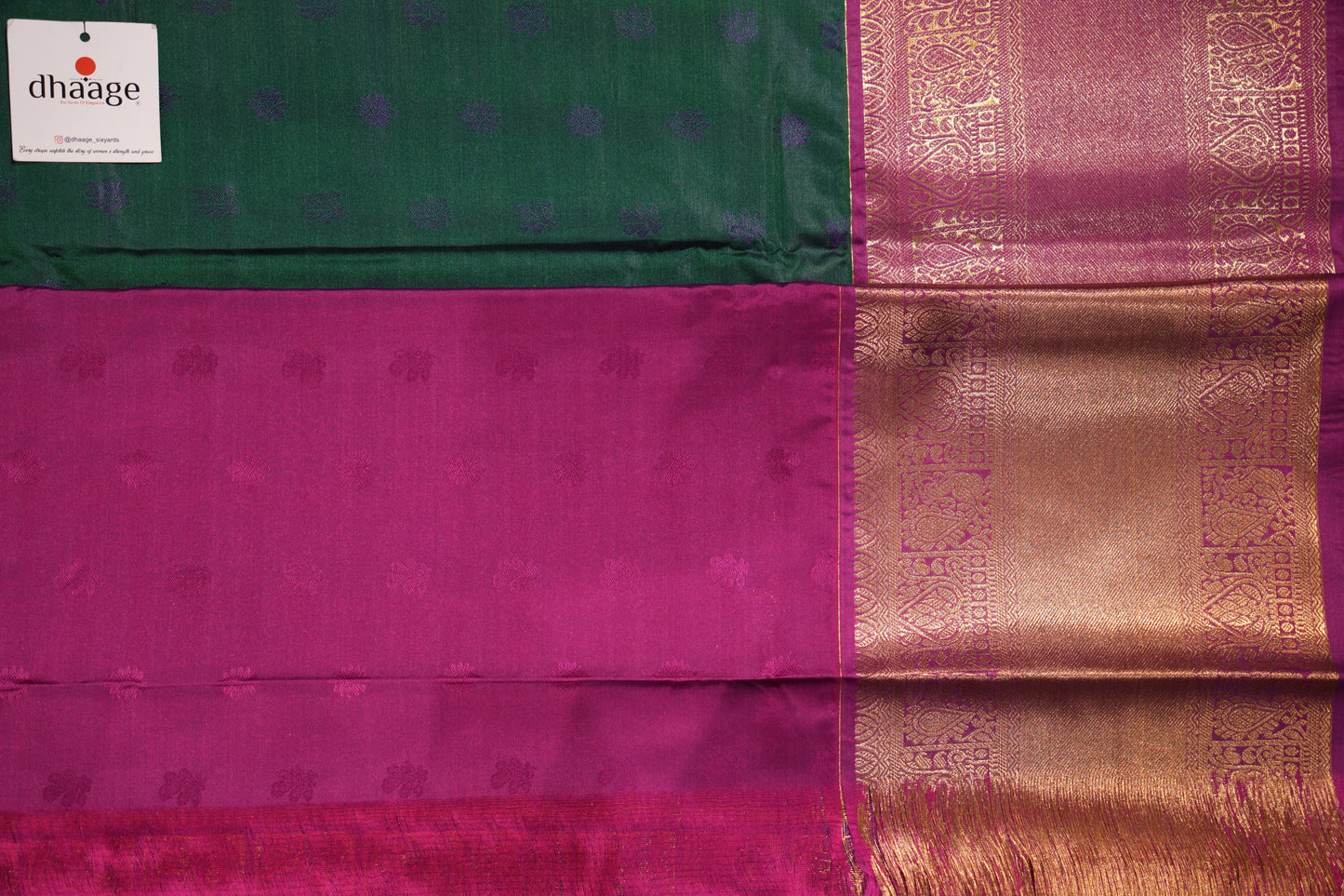 Kanchipuram Semi Silk Saree with Premium Zari