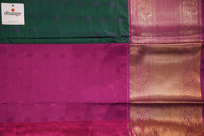 Kanchipuram Semi Silk Saree with Premium Zari