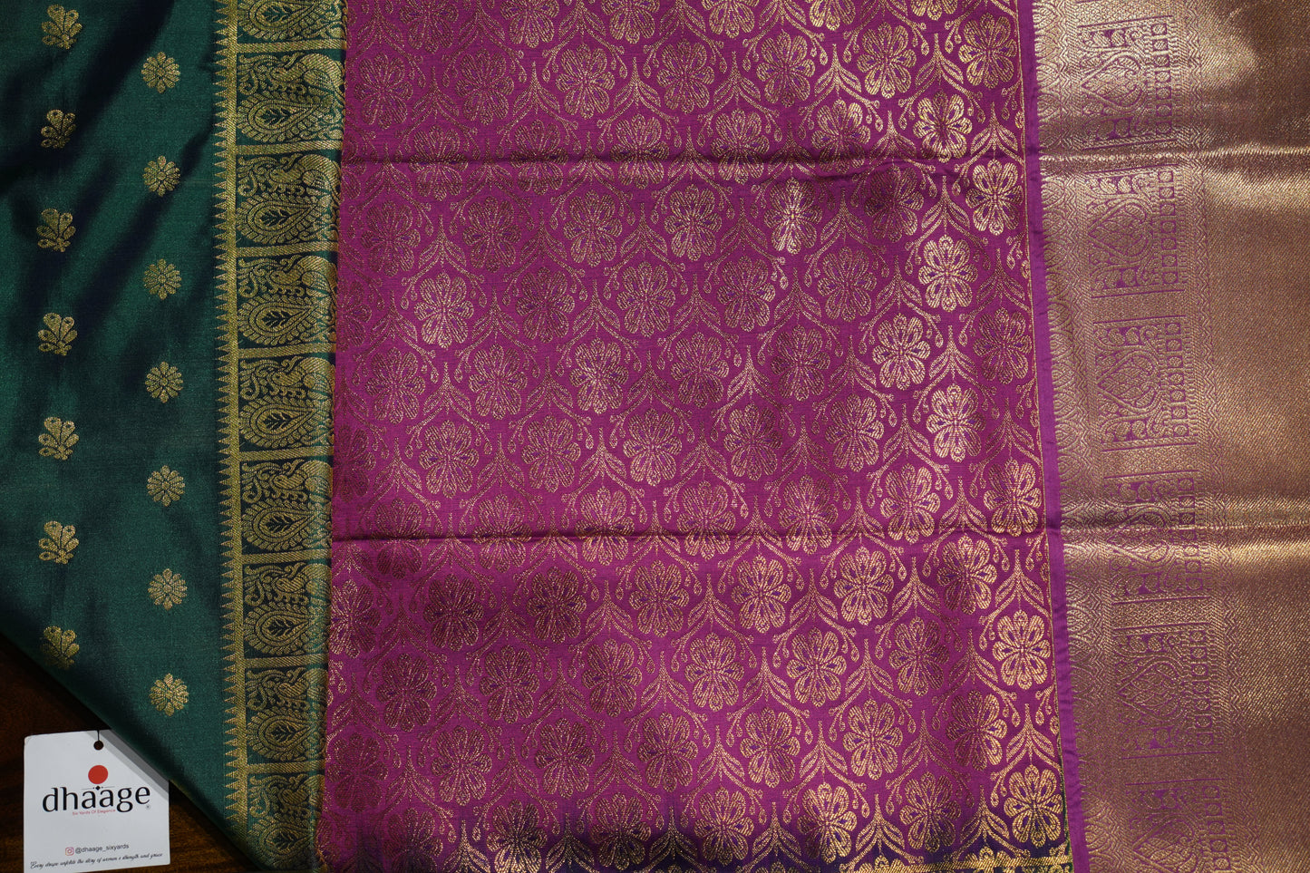 Kanchipuram Semi Silk Saree with Premium Zari