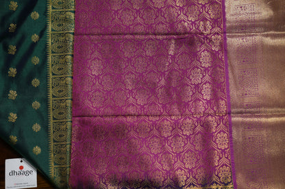 Kanchipuram Semi Silk Saree with Premium Zari