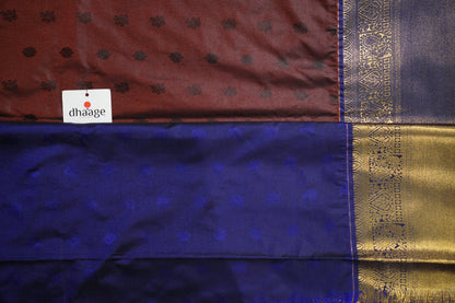 Kanchipuram Semi Silk Saree with Premium Zari