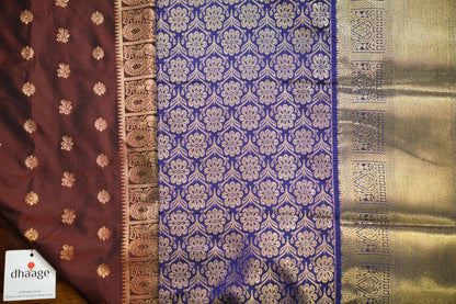 Kanchipuram Semi Silk Saree with Premium Zari