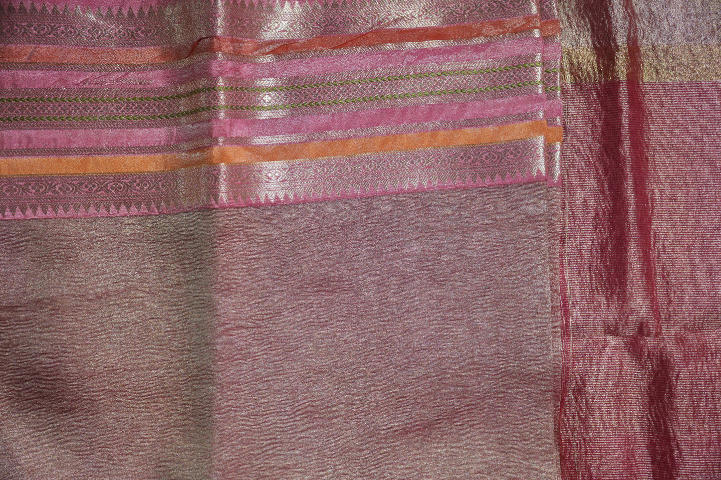 Kanchipuram Semi Silk Saree with Premium Zari