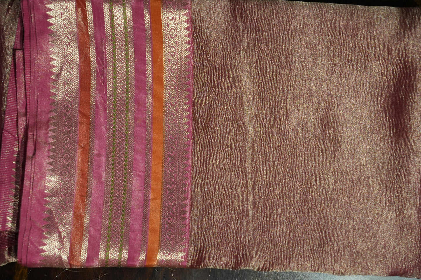 Kanchipuram Semi Silk Saree with Premium Zari