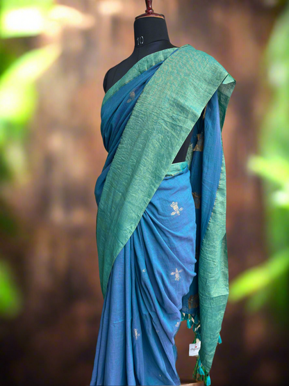Viscose Mul Handloom Saree