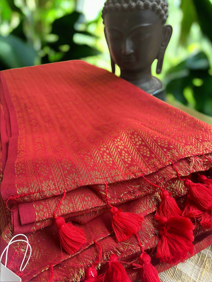 Handloom Mul Cotton Saree