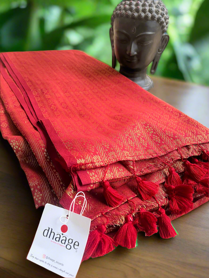 Handloom Mul Cotton Saree