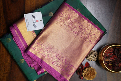 Kanchipuram Semi Silk Saree with Premium Zari