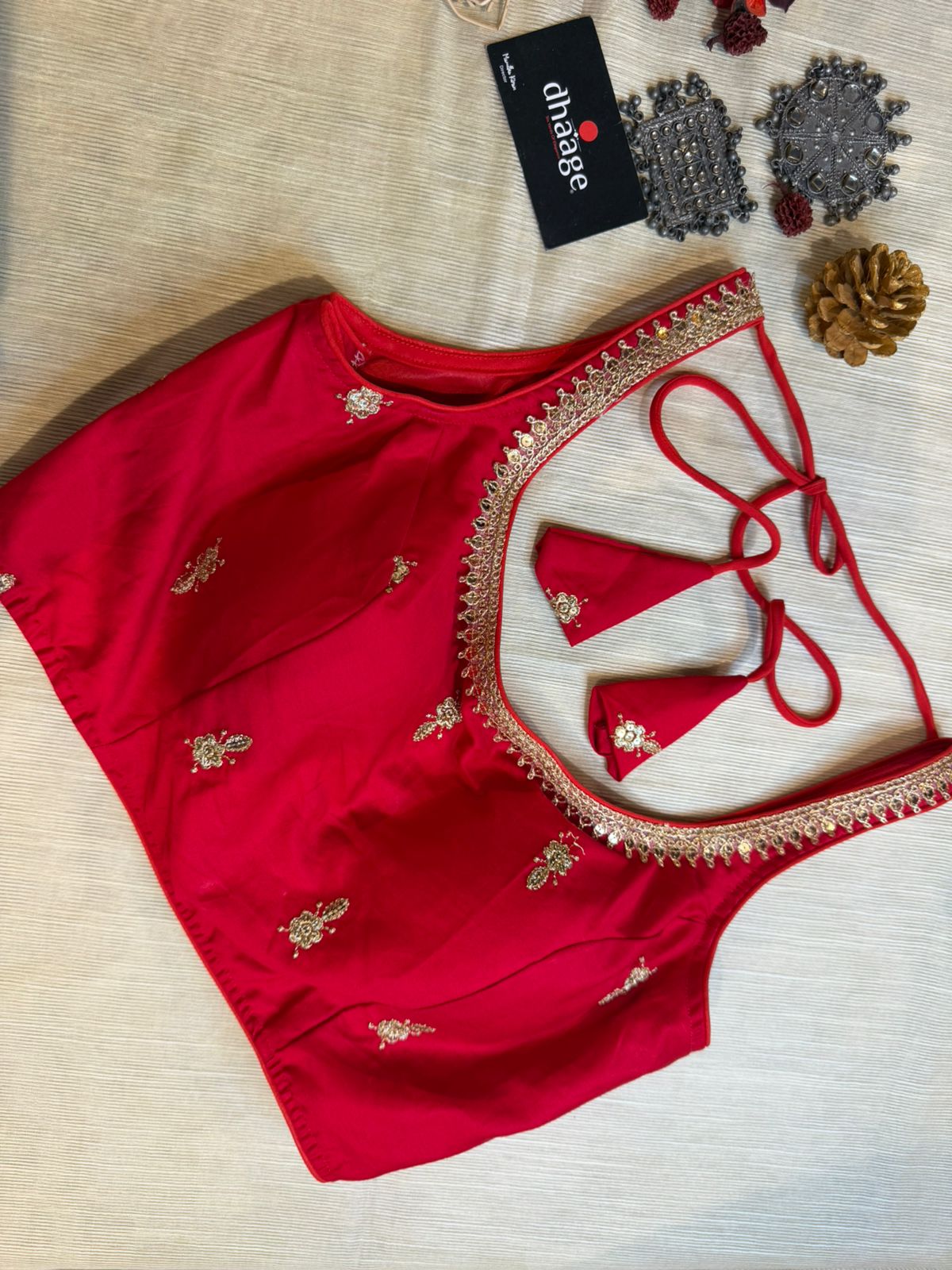 Party wear embroidery blouse