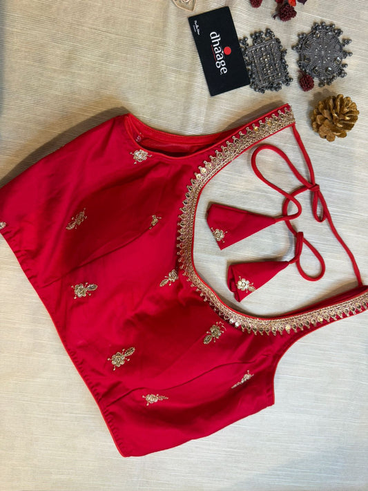Party wear embroidery blouse