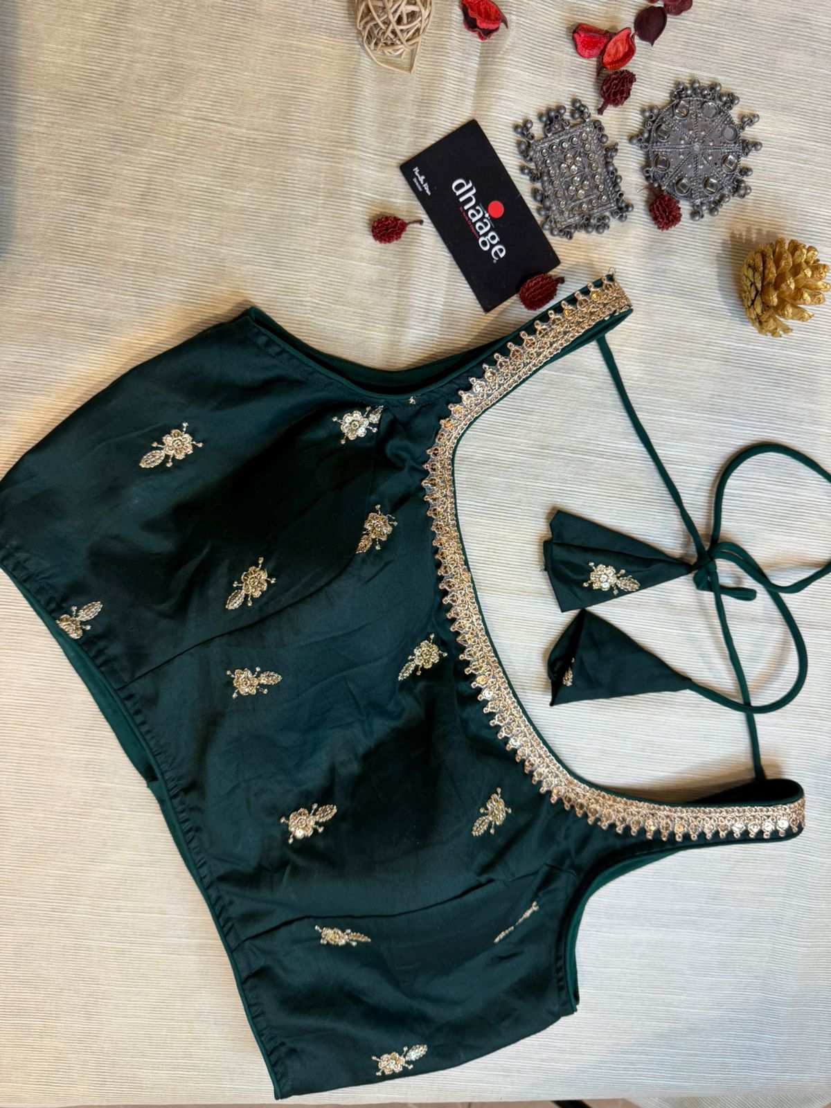 Party Wear Embroidery Blouse